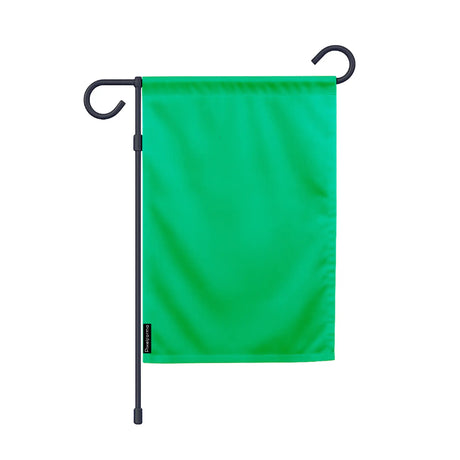 Drapeau jardin vertical vert foncé en ployester - pixelforma