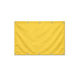 Drapeau Jaune format S en polyester avec dix œillets