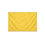 Drapeau Jaune format S en polyester avec dix œillets