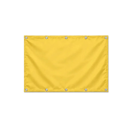 Drapeau Jaune format S en polyester avec dix œillets