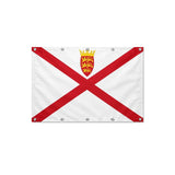 Drapeau de Jersey format S en polyester avec dix œillets