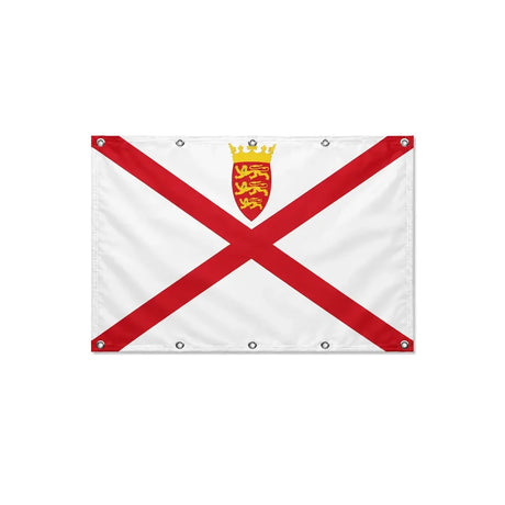 Drapeau de Jersey format S en polyester avec dix œillets