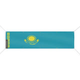 Drapeau kazakhstan polyester résistant aux intempéries