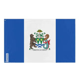Drapeau kelowna polyester résistant œillets à gauche