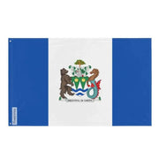 Drapeau kelowna polyester résistant œillets à gauche