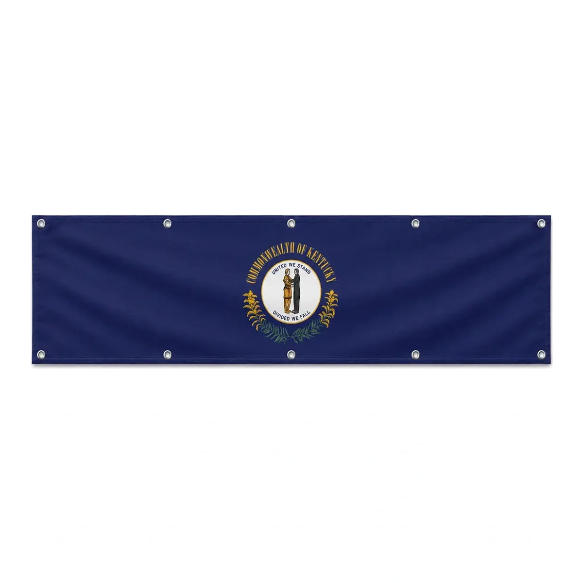 Drapeau du Kentucky grand format XL en polyester avec dix œillets