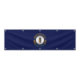 Drapeau du Kentucky grand format XL en polyester avec dix œillets