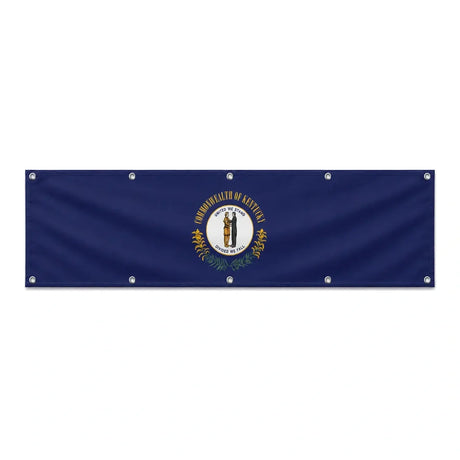 Drapeau du Kentucky grand format XL en polyester avec dix œillets