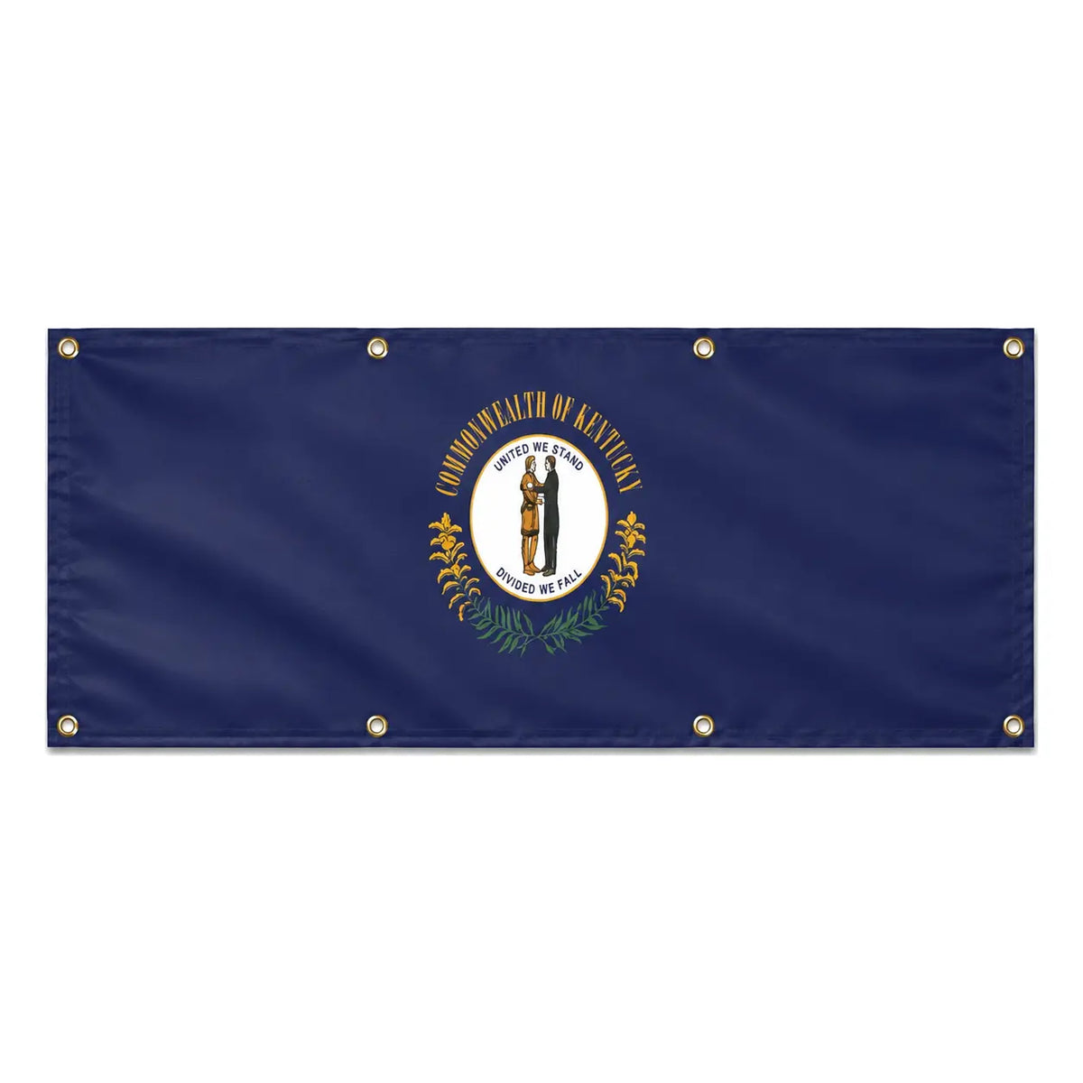 Drapeau kentucky polyester résistant aux intempéries œillets