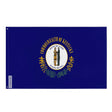 Drapeau kentucky polyester résistant œillets à gauche