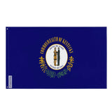 Drapeau kentucky polyester résistant œillets à gauche