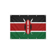 Drapeau du Kenya format S en polyester avec dix œillets