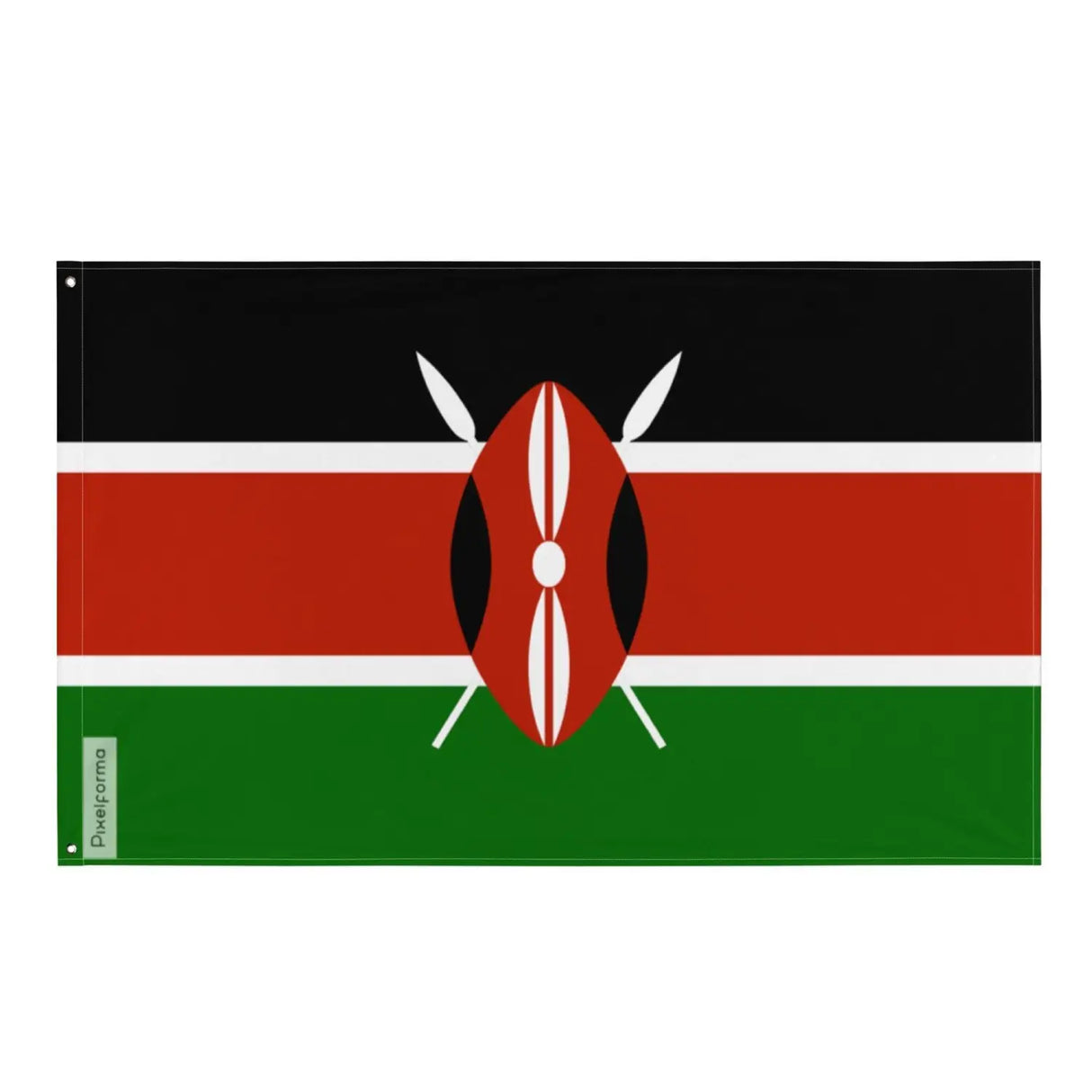 Drapeau kenya plusieurs tailles en polyester - pixelforma