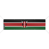 Drapeau kenya polyester résistant usage extérieur durable