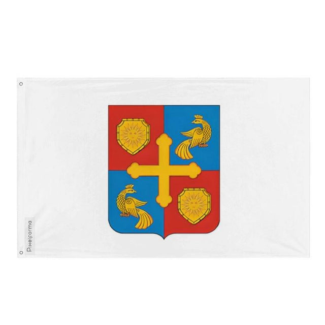 Drapeau Khotkovo en plusieurs tailles 100 % polyester Imprimer avec Double ourlet - Pixelforma