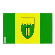 Drapeau kimberley polyester résistant avec œillets à gauche