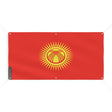 Drapeau kirghizistan polyester résistant usages extérieurs