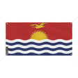 Drapeau kiribati polyester résistant avec 6 œillets durable