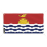 Drapeau kiribati polyester résistant avec 6 œillets durable