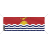 Drapeau kiribati résistant en polyester avec œillets
