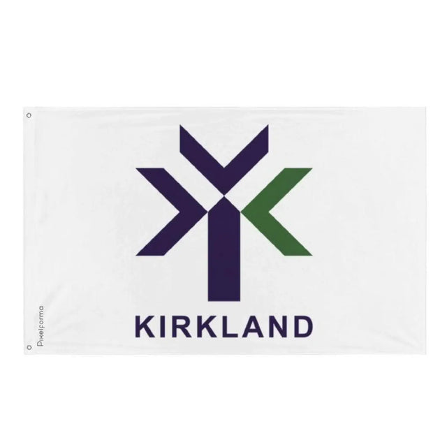 Drapeau kirkland plusieurs tailles en polyester - pixelforma