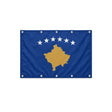 Drapeau du Kosovo format S en polyester avec dix œillets