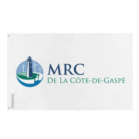 Drapeau la côte-de-gaspé polyester résistant œillets gauche