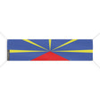 Drapeau la réunion polyester résistant avec œillets robustes