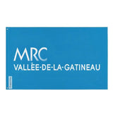 Drapeau la vallée-de-la-gatineau polyester œillets à gauche