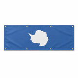 Drapeau antarctique polyester résistant avec œillets