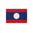Drapeau du Laos format S en polyester avec dix œillets