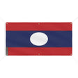 Drapeau laos en polyester résistant avec œillets renforcés
