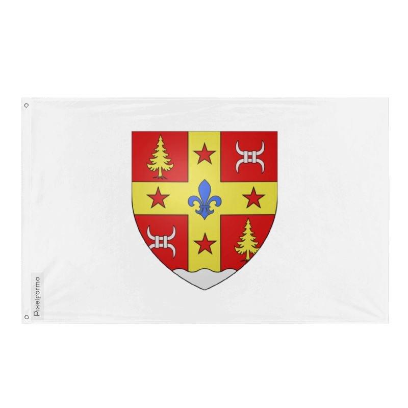 Drapeau Lebel-sur-Quévillon en plusieurs tailles 100 % polyester Imprimer avec Double ourlet - Pixelforma