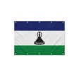 Drapeau du Lesotho format S en polyester avec dix œillets