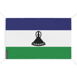Drapeau lesotho en polyester résistant avec œillets