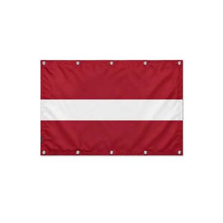 Drapeau de la Lettonie format S en polyester avec dix œillets
