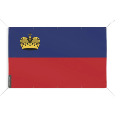 Drapeau liechtenstein 10 oeillets en plusieurs tailles (s) - pixelforma