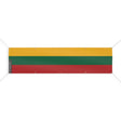 Drapeau lituanie polyester résistant avec œillets