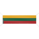 Drapeau lituanie polyester résistant avec œillets