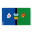 Drapeau lloydminster polyester résistant avec œillets à gauche