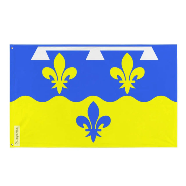 Drapeau loir-et-cher plusieurs tailles en polyester - pixelforma