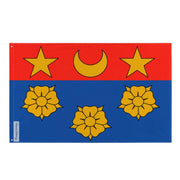 Drapeau longueuil polyester résistant œillets à gauche