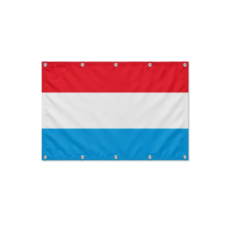 Drapeau du Luxembourg format S en polyester avec dix œillets