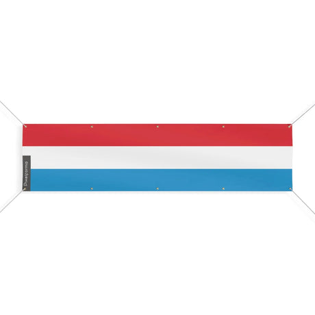 Drapeau luxembourg polyester résistant aux intempéries