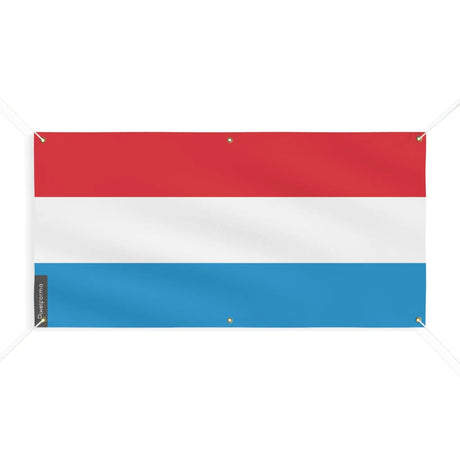 Drapeau luxembourg polyester résistant aux intempéries