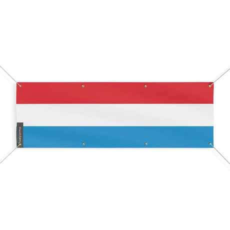 Drapeau luxembourg polyester résistant avec œillets robustes