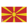 Drapeau macédoine nord polyester résistant plusieurs modèles
