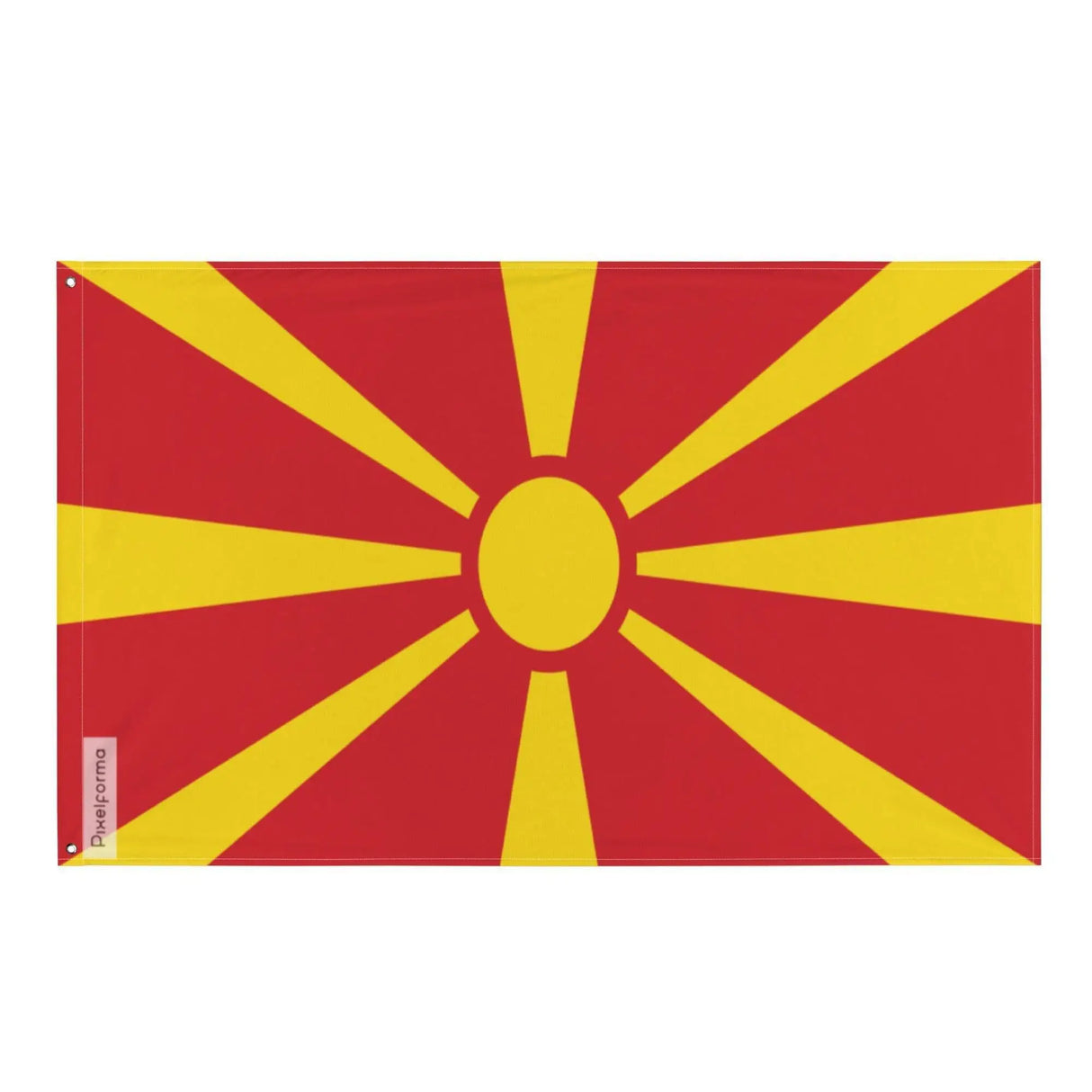 Drapeau macédoine nord polyester résistant plusieurs modèles