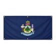 Drapeau maine polyester résistant aux intempéries 6 œillets