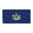 Drapeau maine polyester résistant aux intempéries 6 œillets